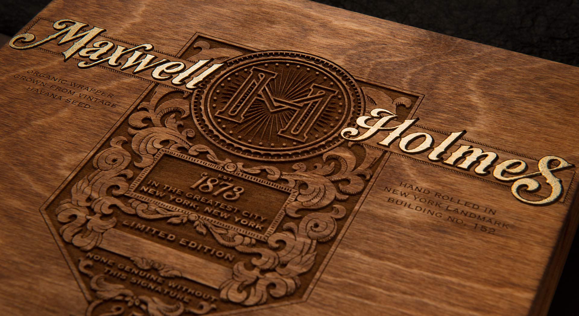 Maxwell Holmes Special Edition Cigar Box by Kylie Della
